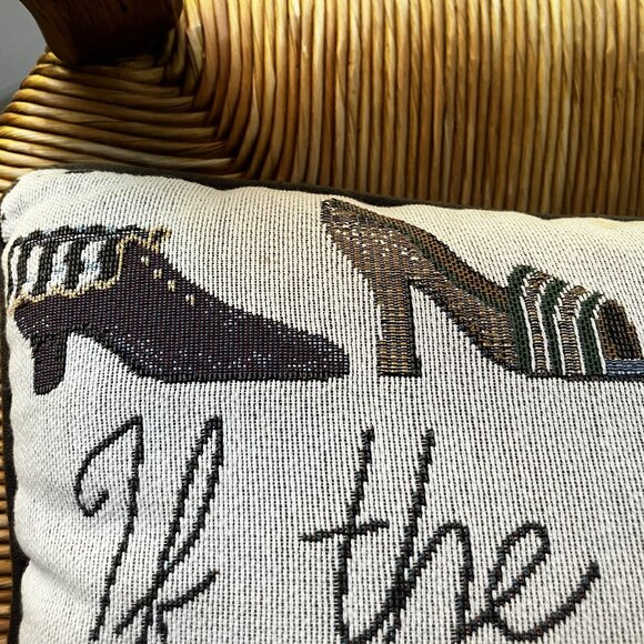 💗Pillow - "If the Shoe Fits Buy It in Every Color" Size 16"X12" - Picture 7 of 9